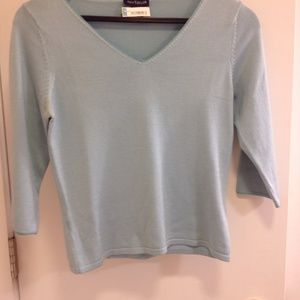 Ann Taylor three-quarter sleeve sweater top Size S